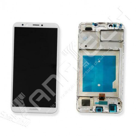 LCD DISPLAY TOUCH SCREEN HUAWEI Y7 2018 HONOR 7C BIANCO CON FRAME