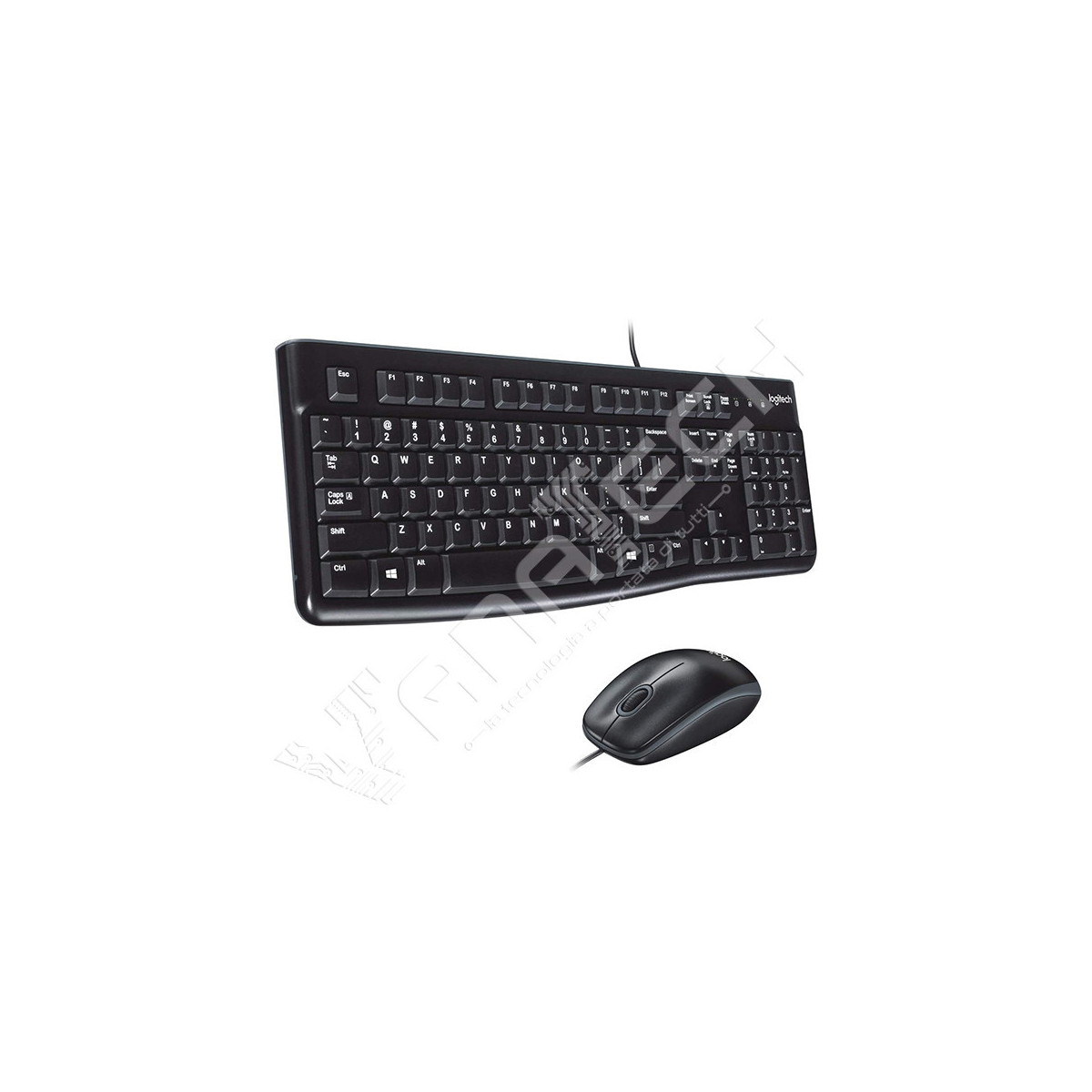 Kit Tastiera Mouse Wireless Logitech MK235 Nero Layout Italiano