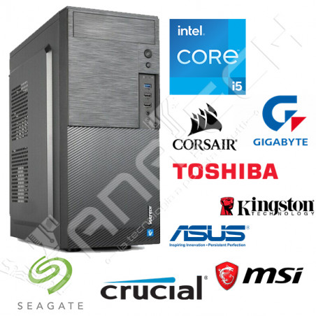 PC COMPLETO INTEL CPU I5-10400 8GB RAM DDR4 HARD DISK SSD 240GB E HARD DISK 1TB 1000GB