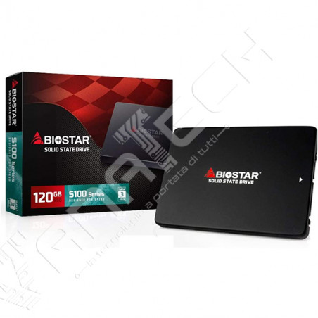 HARD DISK SSD 2,5" STATO SOLIDO 120GB BIOSTAR S100 SM120S2E31 SATA III
