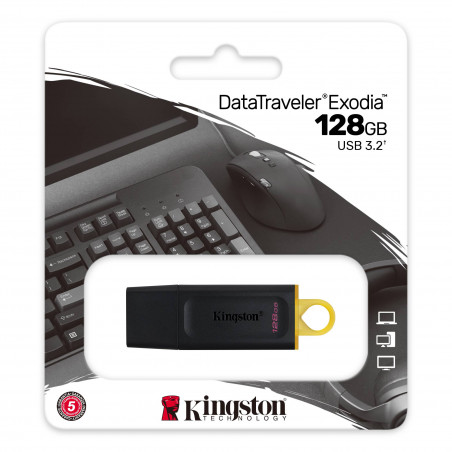 PENDRIVE USB FLASH DTX 128GB KINGSTON USB 3.2