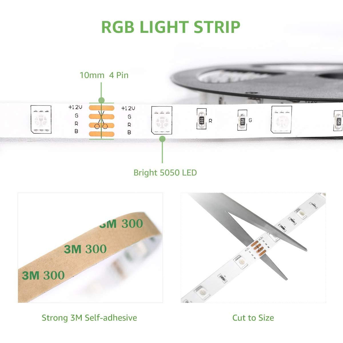 Striscia led RGB Digitale 72W IP65