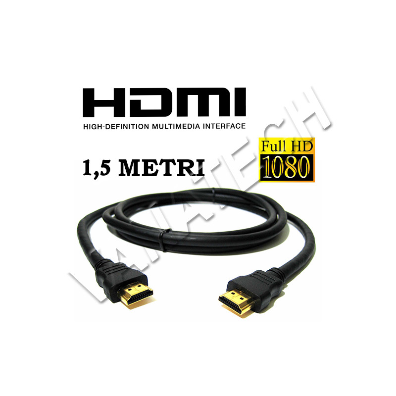 Cavo 5m HDMI 1.4 ad angolo90 High speed 3d oro 4k Full hd tv pc Sky Xbox PS3 PS4 