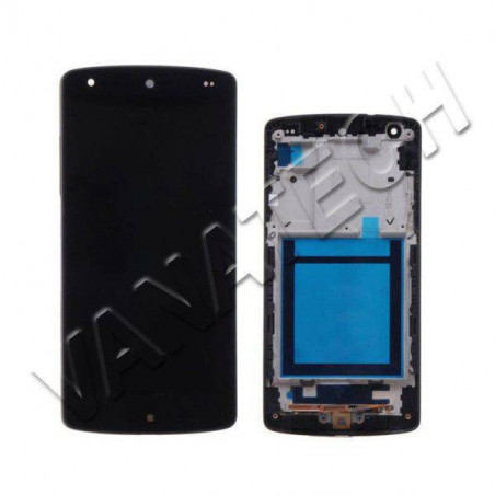 DISPLAY LCD TOUCH SCREEN ASSEMBLATO LG NEXUS 5 D820 D821 COMPLETO CORNICE FRAME