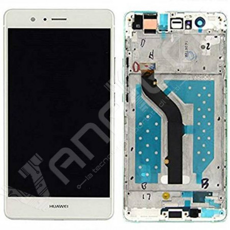 DISPLAY SCHERMO LCD TOUCH SCREEN HUAWEI ASCEND P9 LITE BIANCO CON FRAME