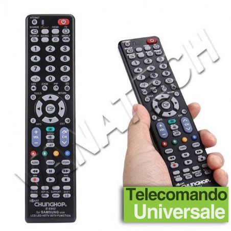 TELECOMANDO UNIVERSALE PER TUTTI I TV SAMSUNG LCD LED SMART TV 3D CURVO E-S903