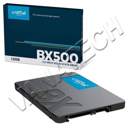 HARD DISK SSD 2,5" STATO SOLIDO 120GB CRUCIAL BX500 CT120BX500SSD1