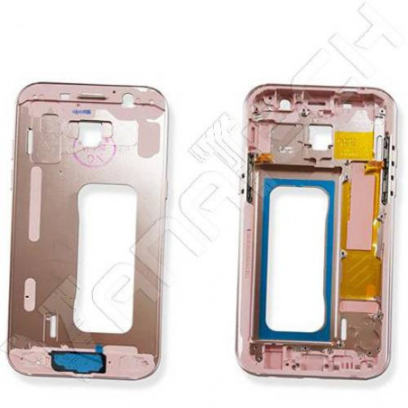 COVER CENTRALE CORNICE MIDDLE FRAME SAMSUNG GALAXY A5 2017 A520F ROSE GOLD ORGINALE