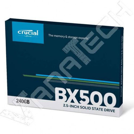 HARD DISK INTERNO SSD 2,5" STATO SOLIDO 240GB CRUCIAL BX500 CT240BX500SSD1